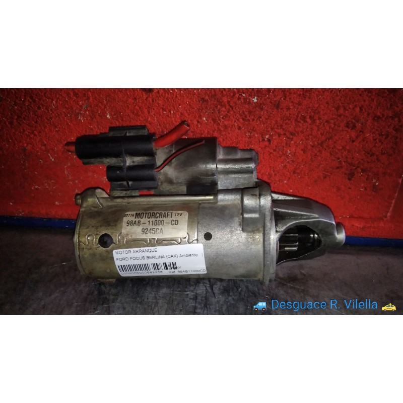 Recambio de motor arranque para ford focus berlina (cak) ambiente | 08.98 - 12.04 ambiente | 08.98 - 12.04 referencia OEM IAM 98
