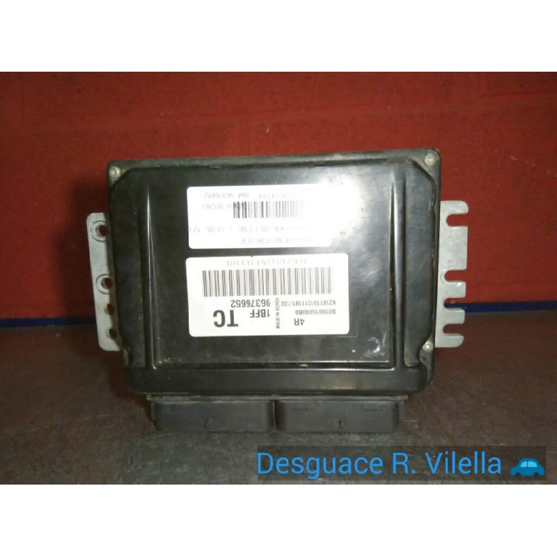 Recambio de centralita motor uce para chevrolet kalos 1.2 se | 01.05 - 12.08 1.2 se | 01.05 - 12.08 referencia OEM IAM 96376652 