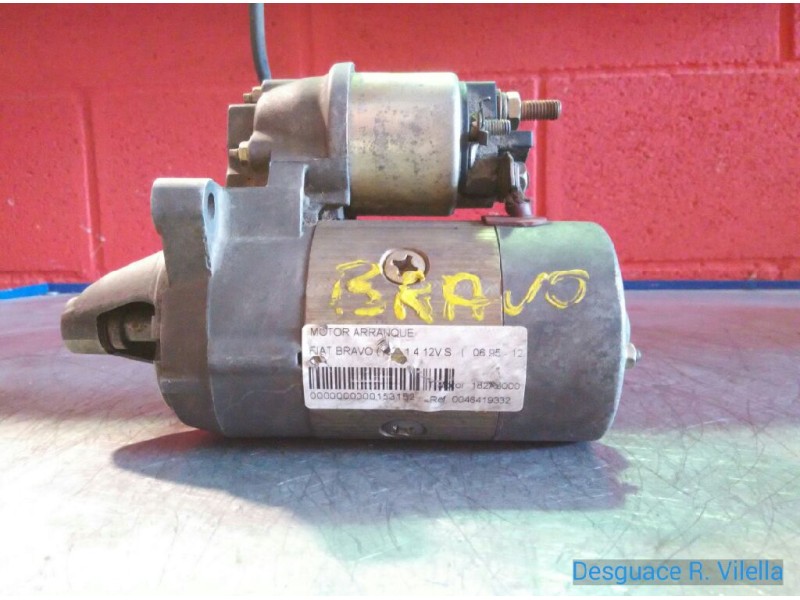 Recambio de motor arranque para fiat bravo (182) 1.4 12v s | 06.95 - 12.98 1.4 12v s | 06.95 - 12.98 referencia OEM IAM 63102003