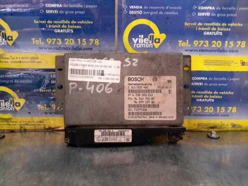 Recambio de centralita motor uce para peugeot 406 berlina (s1/s2) sv | 08.95 - 12.99 sv | 08.95 - 12.99 referencia OEM IAM 02600