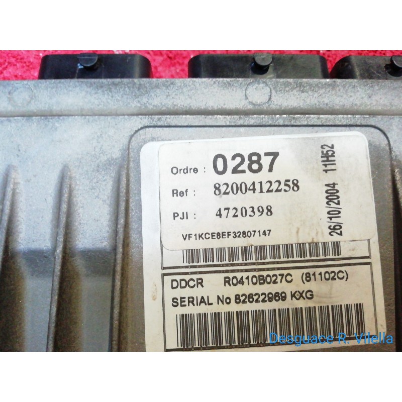 Recambio de centralita motor uce para renault kangoo (f/kc0) 1.5 dci diesel | 0.03 - ... 1.5 dci diesel | 0.03 - ... referencia 