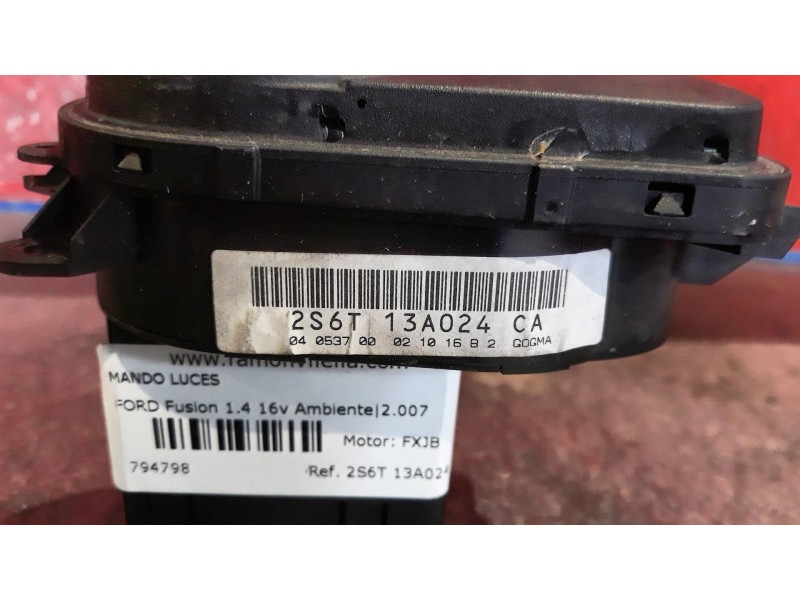 Recambio de mando luces para ford fusion 1.4 16v ambiente referencia OEM IAM 2S6T13A024CA   Recambio de mando luces para ford fusion 1.4 16v ambiente referencia OEM IAM 2S6T13A024CA