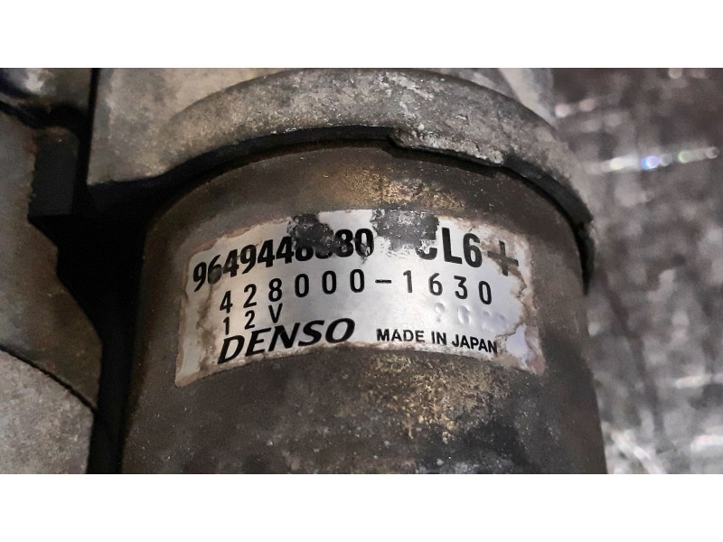 Recambio de motor arranque para peugeot 407 coupe  | 0.05 - ...  | 0.05 - ... referencia OEM IAM 4280001630   Recambio de motor arranque para peugeot 407 coupe  | 0.05 - ...  | 0.05 - ... referencia OEM IAM 4280001630