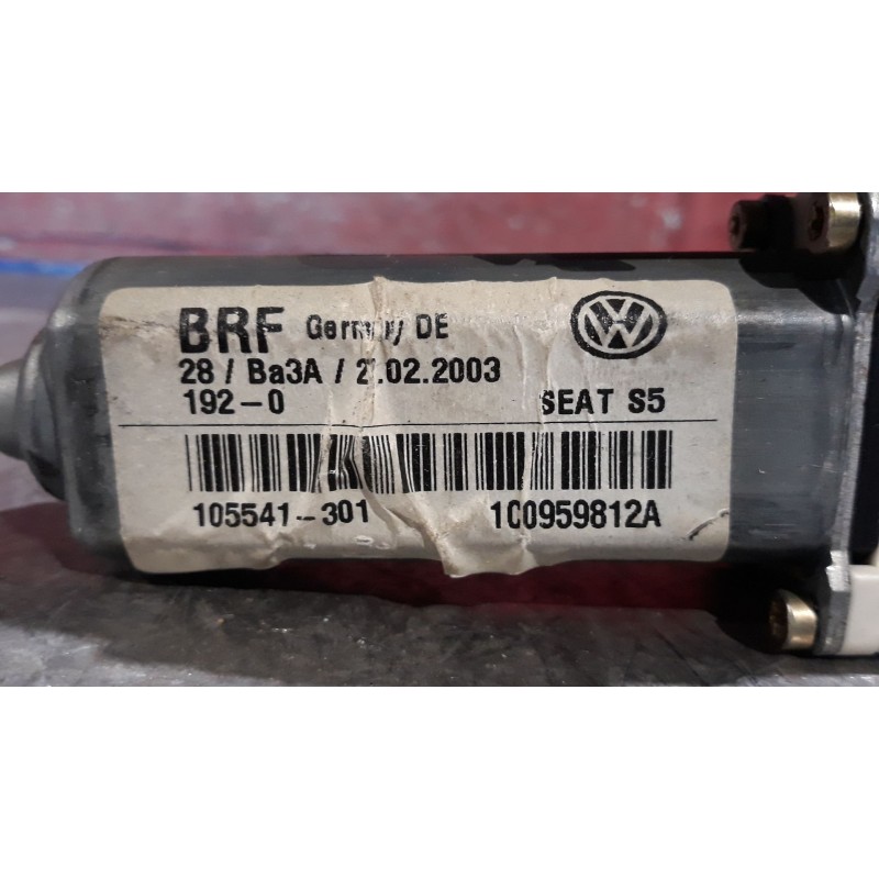 Recambio de motor elevalunas delantero derecho para seat toledo (1m2) 1.9 tdi | 0.99 - ... 1.9 tdi | 0.99 - ... referencia OEM I