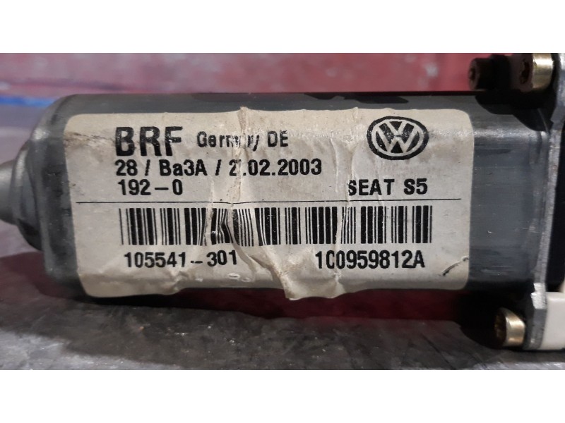 Recambio de motor elevalunas delantero derecho para seat toledo (1m2) 1.9 tdi | 0.99 - ... 1.9 tdi | 0.99 - ... referencia OEM I