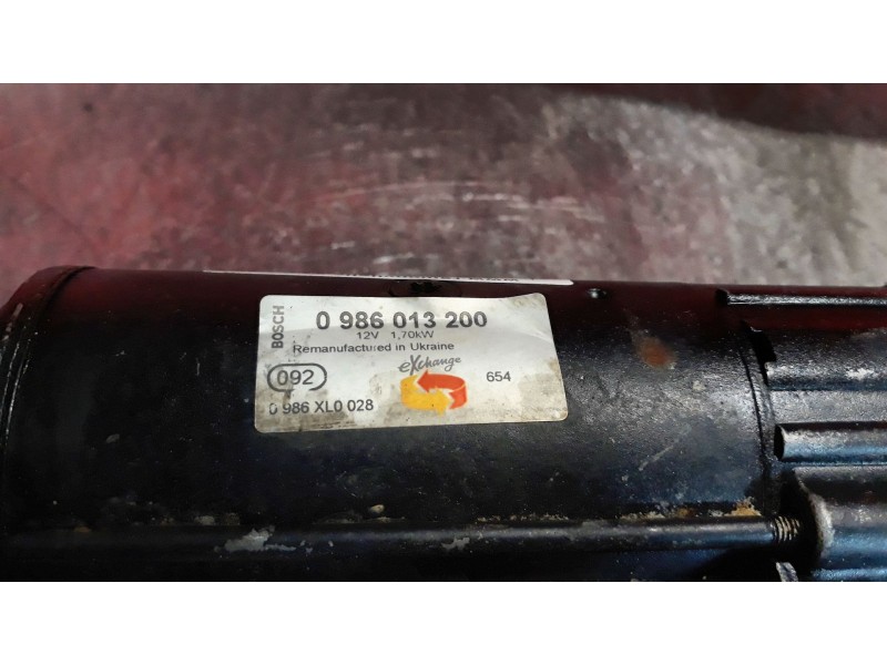 Recambio de motor arranque para renault kangoo (f/kc0) 1.9 diesel referencia OEM IAM 0986013200  