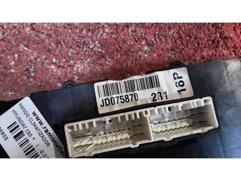 Recambio de mando climatizador para hyundai i30  | 0.07 - ...  | 0.07 - ... referencia OEM IAM JD075870  