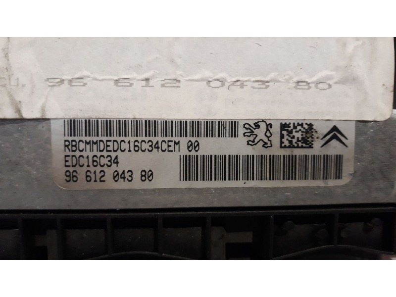 Recambio de centralita motor uce para citroen c4 coupe 1.6 16v hdi fap referencia OEM IAM 9661204380  