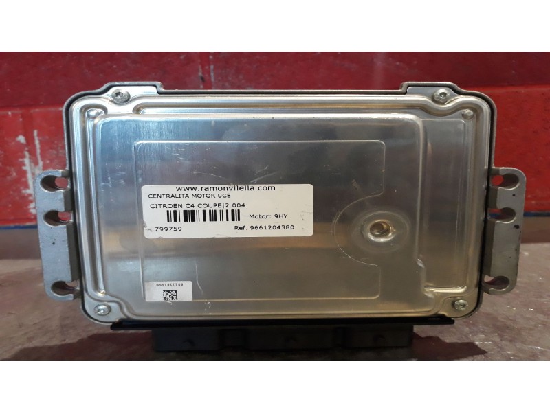 Recambio de centralita motor uce para citroen c4 coupe 1.6 16v hdi fap referencia OEM IAM 9661204380  