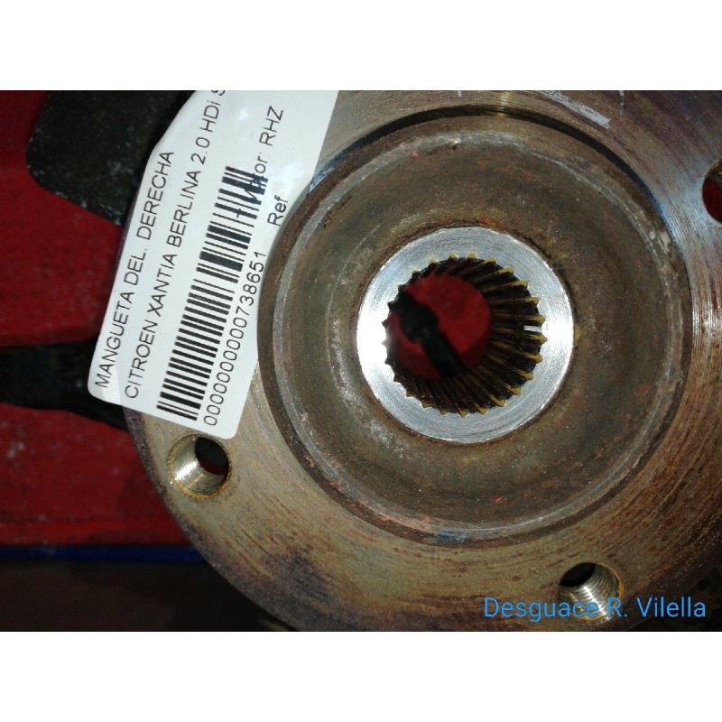 Recambio de mangueta delantero derecha para citroen xantia berlina 2.0 hdi seduction | 12.98 - 12.99 2.0 hdi seduction | 12.98 -