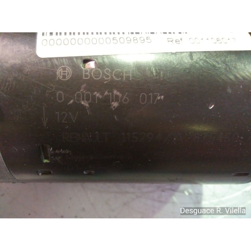 Recambio de motor arranque para renault laguna ii (bg0) dynamique | 0.01 - ... dynamique | 0.01 - ... referencia OEM IAM 0011060