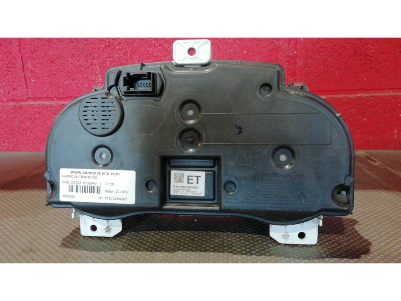 Recambio de cuadro instrumentos para opel corsa d cosmo | 07.06 - 12.10 cosmo | 07.06 - 12.10 referencia OEM IAM P0013264267  