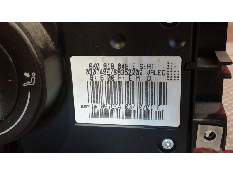 Recambio de mando calefaccion aire acondicionado para seat ibiza (6k1) 1.4 16v referencia OEM IAM   