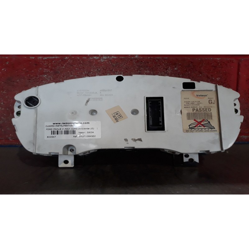 Recambio de cuadro instrumentos para ford focus c-max (cap) ambiente (d) | 0.03 - ... ambiente (d) | 0.03 - ... referencia OEM I