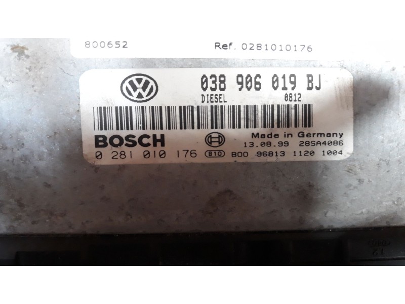 Recambio de centralita motor uce para volkswagen passat berlina (3b2) 1.9 tdi | 0.96 - ... 1.9 tdi | 0.96 - ... referencia OEM I