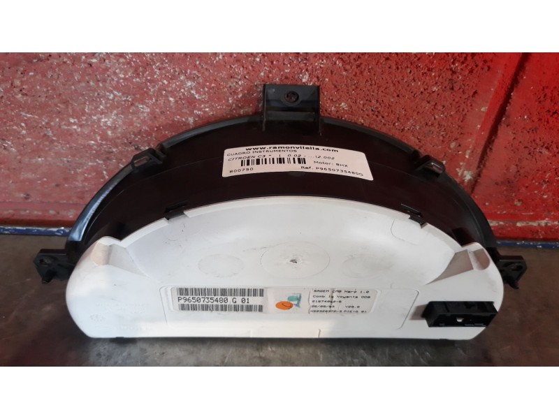 Recambio de cuadro instrumentos para citroen c3  | 0.02 - ...  | 0.02 - ... referencia OEM IAM P9650735480G  