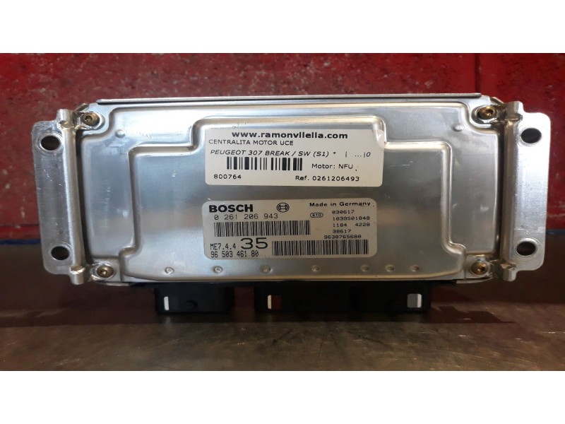 Recambio de centralita motor uce para peugeot 307 break / sw (s1)  | ...  | ... referencia OEM IAM 0261206493   Recambio de centralita motor uce para peugeot 307 break / sw (s1)  | ...  | ... referencia OEM IAM 0261206493