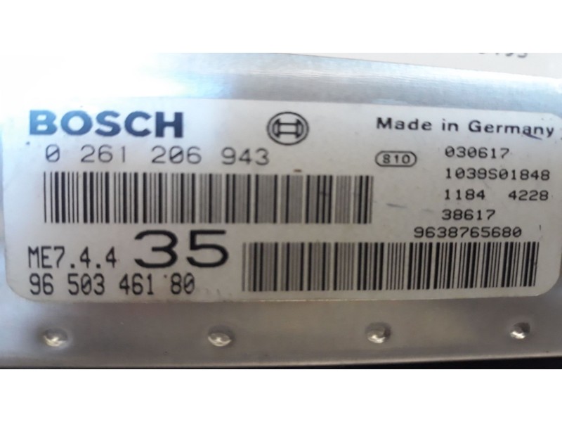 Recambio de centralita motor uce para peugeot 307 break / sw (s1)  | ...  | ... referencia OEM IAM 0261206493   Recambio de centralita motor uce para peugeot 307 break / sw (s1)  | ...  | ... referencia OEM IAM 0261206493