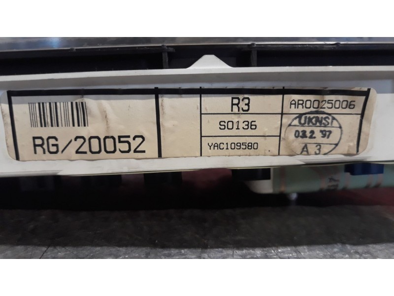 Recambio de cuadro instrumentos para rover 200 214 si referencia OEM IAM AR0025006   Recambio de cuadro instrumentos para rover 200 214 si referencia OEM IAM AR0025006