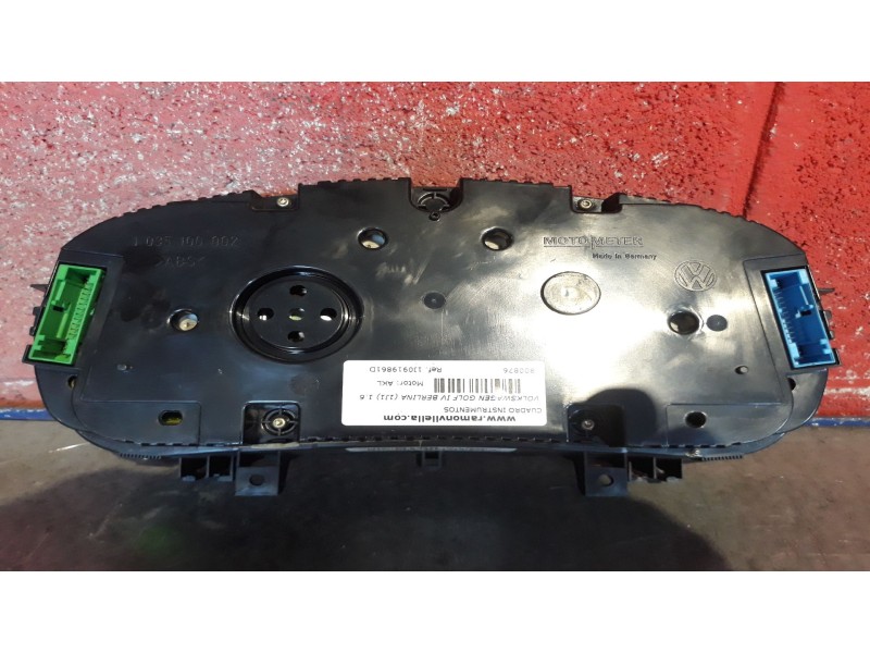 Recambio de cuadro instrumentos para volkswagen golf iv berlina (1j1) 1.6 | 0.97 - ... 1.6 | 0.97 - ... referencia OEM IAM 1J091
