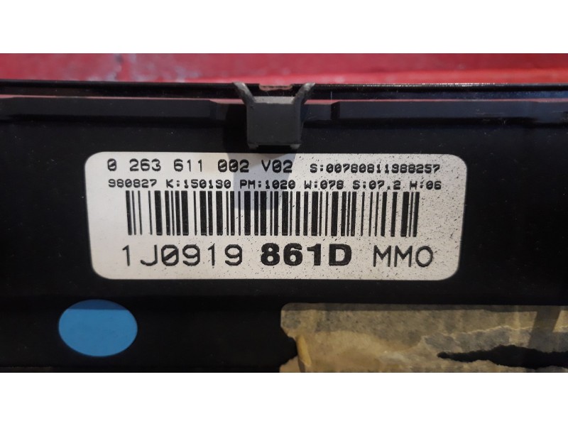 Recambio de cuadro instrumentos para volkswagen golf iv berlina (1j1) 1.6 | 0.97 - ... 1.6 | 0.97 - ... referencia OEM IAM 1J091