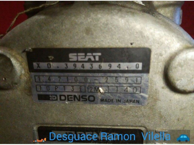 Recambio de compresor aire acondicio. para seat ibiza gl | 0.85 - ... gl | 0.85 - ... referencia OEM IAM X039436940 1471002591 