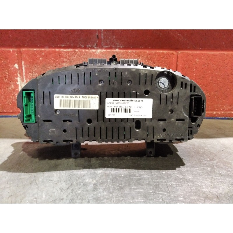 Recambio de cuadro instrumentos para seat ibiza (6l1) 1.9 tdi | 0.02 - ... 1.9 tdi | 0.02 - ... referencia OEM IAM 6L0920820J  