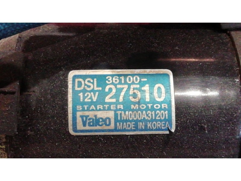 Recambio de motor arranque para hyundai getz (tb)  | 0.02 - 0.09  | 0.02 - 0.09 referencia OEM IAM TM000A31201 3610027510 