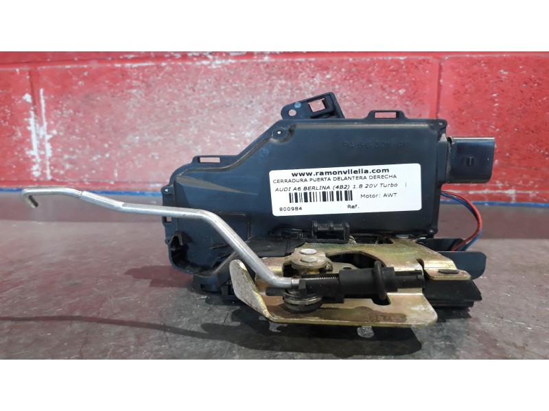 Recambio de cerradura puerta delantera derecha para audi a6 berlina (4b2) 1.8 20v turbo | 0.97 - 0.01 1.8 20v turbo | 0.97 - 0.0