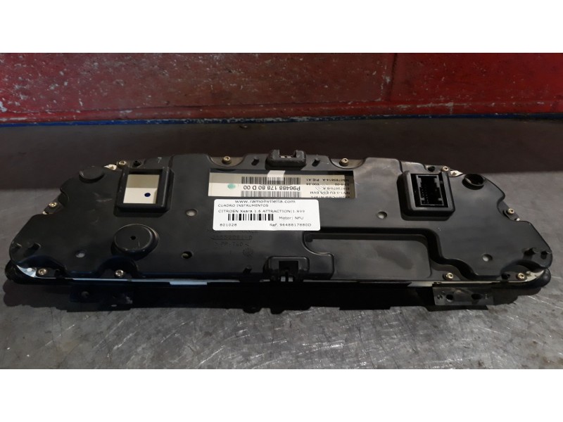 Recambio de cuadro instrumentos para citroen xsara 1.6 attraction referencia OEM IAM P9648817880D CMBN7SF4 