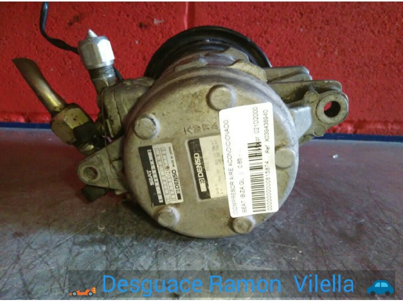 Recambio de compresor aire acondicio. para seat ibiza gl | 0.85 - ... gl | 0.85 - ... referencia OEM IAM X039436940 1471002591 