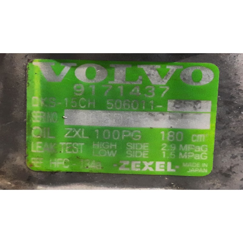 Recambio de compresor aire acondicio. para volvo s 80 berlina  | 0.98 - 0.06 s 80 berlina  | 0.98 - 0.06 referencia OEM IAM 9171