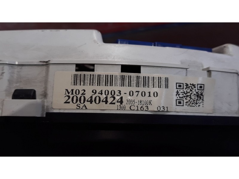 Recambio de cuadro instrumentos para kia picanto 1.1 ex referencia OEM IAM 20040424 9400307010 