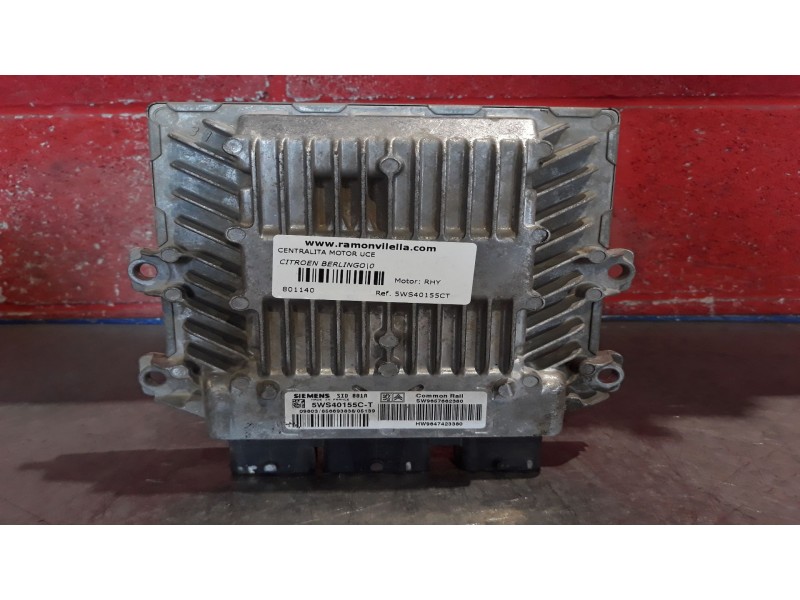 Recambio de centralita motor uce para citroen berlingo referencia OEM IAM 5WS40155CT 9647423380  Recambio de centralita motor uce para citroen berlingo referencia OEM IAM 5WS40155CT 9647423380