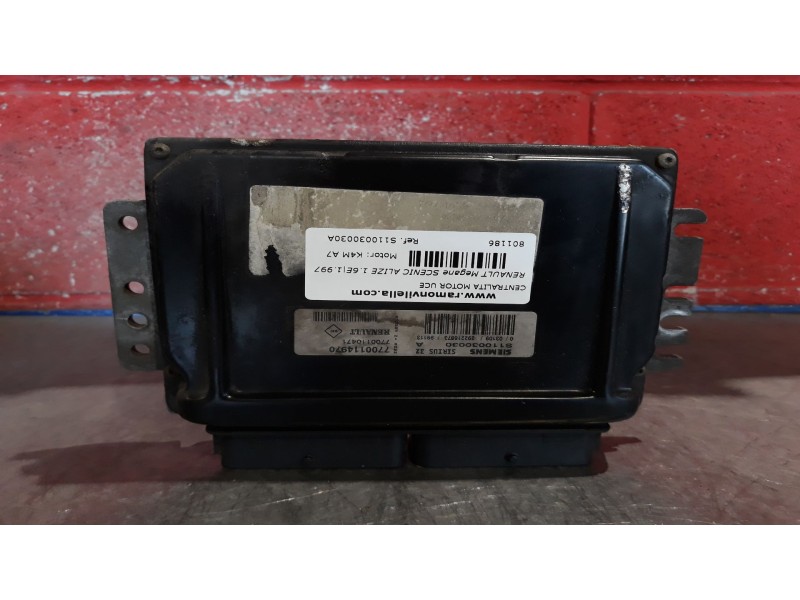 Recambio de centralita motor uce para renault megane scenic alize 1.6e referencia OEM IAM S110030030A 7700114970 