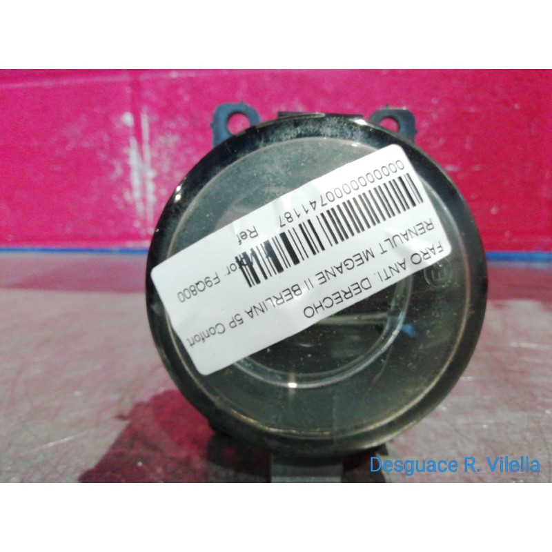 Recambio de faro anti. derecho para renault megane ii berlina 5p confort authentique | 07.02 - 12.05 confort authentique | 07.02