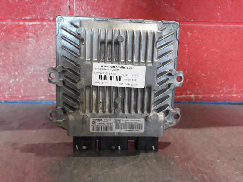 Recambio de centralita motor uce para citroen c2 1.4 hdi | 0.03 - ... 1.4 hdi | 0.03 - ... referencia OEM IAM 5WS4111ET 96548253