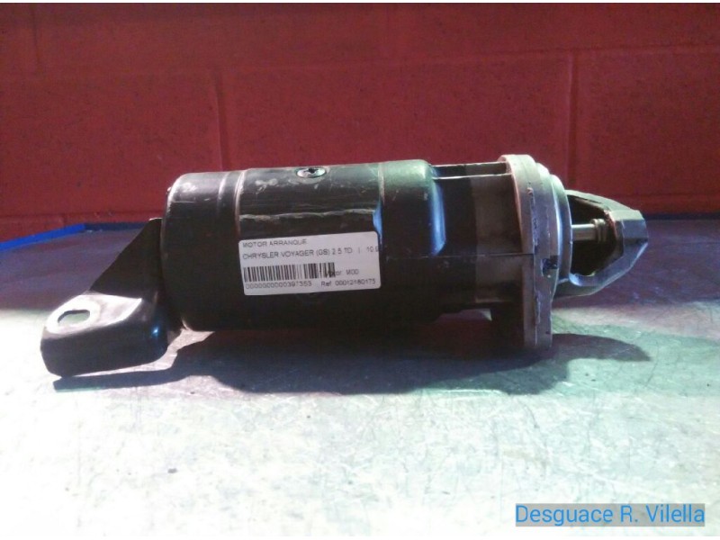 Recambio de motor arranque para chrysler voyager (gs) 2.5 td | 10.95 - ... 2.5 td | 10.95 - ... referencia OEM IAM 00012180175  