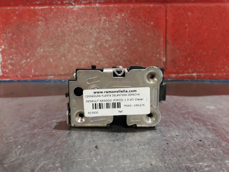 Recambio de cerradura puerta delantera derecha para renault kangoo (f/kc0) 1.5 dci diesel | 0.03 - ... 1.5 dci diesel | 0.03 - .