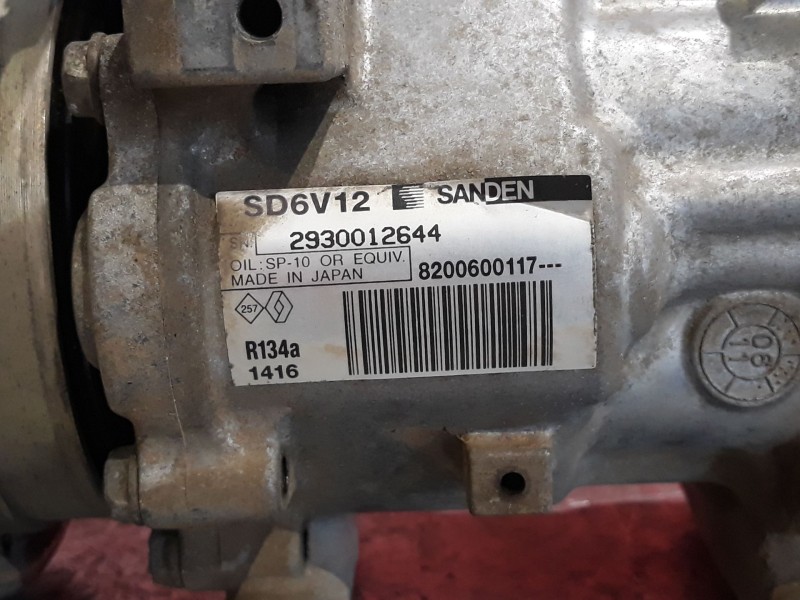Recambio de compresor aire acondicionado para renault kangoo (f/kc0) 1.5 dci diesel | 0.03 - ... 1.5 dci diesel | 0.03 - ... ref