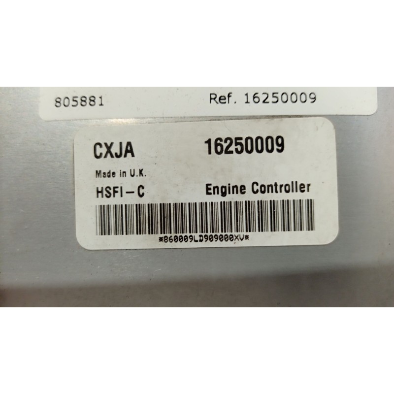 Recambio de centralita motor uce para opel zafira a 1.6 16v | 0.99 - 0.05 1.6 16v | 0.99 - 0.05 referencia OEM IAM 16250009  