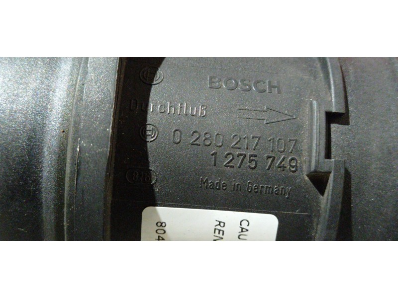 Recambio de caudalimetro para renault safrane (b54) 2.5 20v cat referencia OEM IAM 0280217107 1275749 