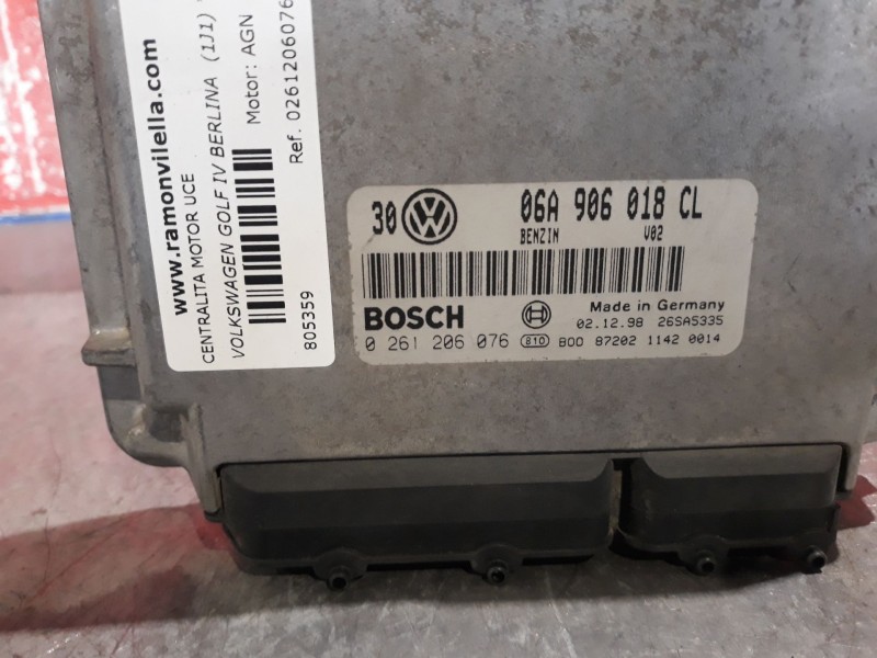 Recambio de centralita motor uce para volkswagen golf iv berlina (1j1)  | 0.97 - 0.03 golf iv berlina (1j1)  | 0.97 - 0.03 refer
