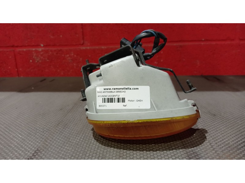Recambio de faro antiniebla derecho para hyundai accent referencia OEM IAM   