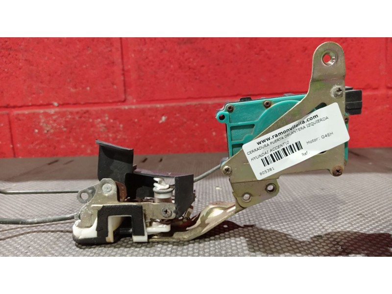 Recambio de cerradura puerta delantera izquierda para hyundai accent referencia OEM IAM   