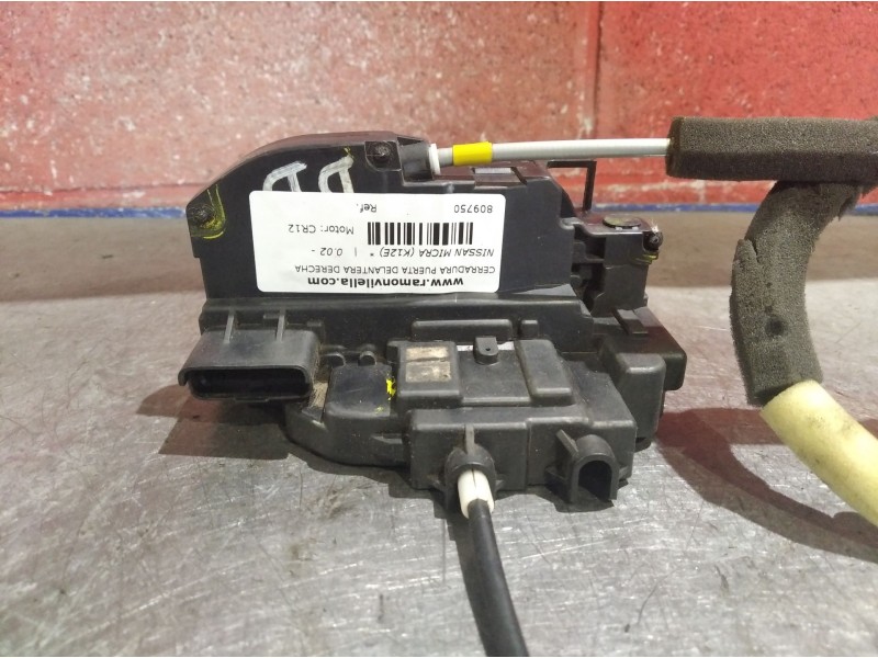 Recambio de cerradura puerta delantera derecha para nissan micra (k12e)  | 0.02 - ...  | 0.02 - ... referencia OEM IAM    Recambio de cerradura puerta delantera derecha para nissan micra (k12e)  | 0.02 - ...  | 0.02 - ... referencia OEM IAM