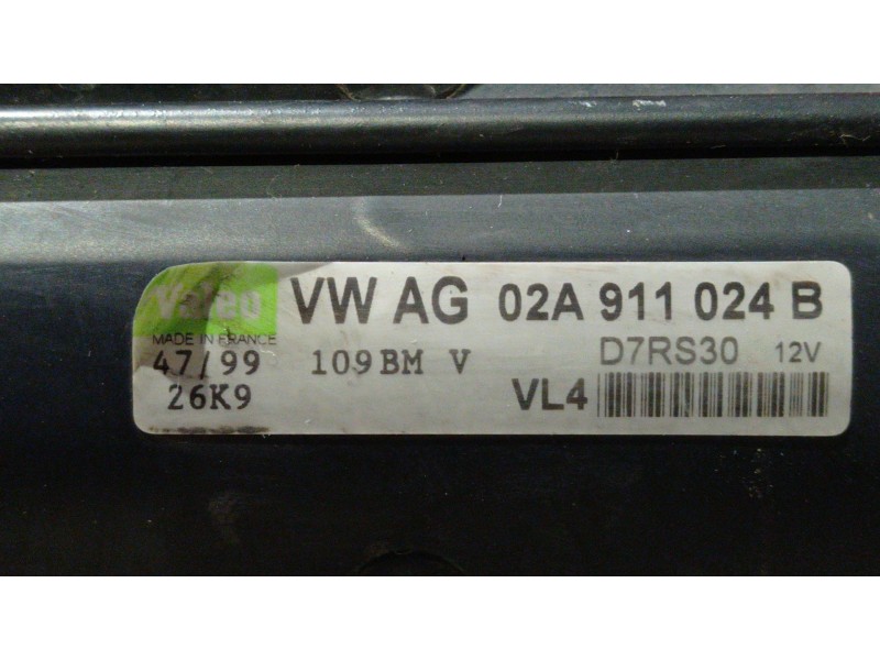 Recambio de motor arranque para audi a3 (8l) 1.9 tdi ambiente referencia OEM IAM D7RS30 02A911024B 