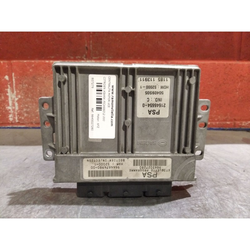 Recambio de centralita motor uce para citroen xsara picasso 1.8 16v referencia OEM IAM 9645027280 964467498000 