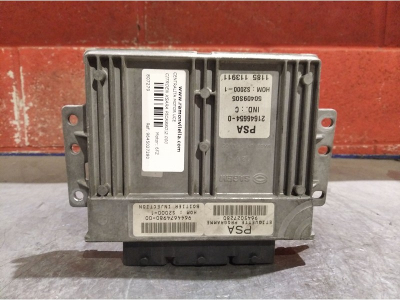 Recambio de centralita motor uce para citroen xsara picasso 1.8 16v referencia OEM IAM 9645027280 964467498000 