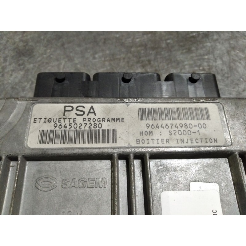 Recambio de centralita motor uce para citroen xsara picasso 1.8 16v referencia OEM IAM 9645027280 964467498000 